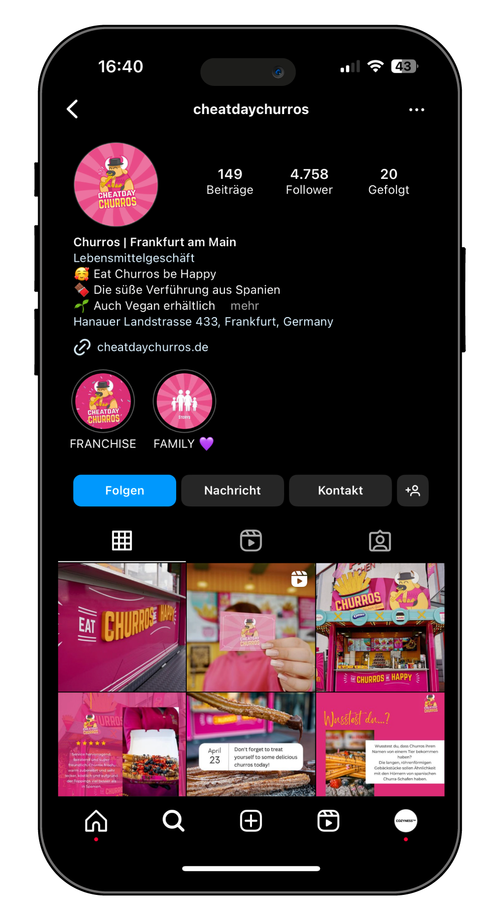 goldkatze-marketing-cheatdaychurros-instagram